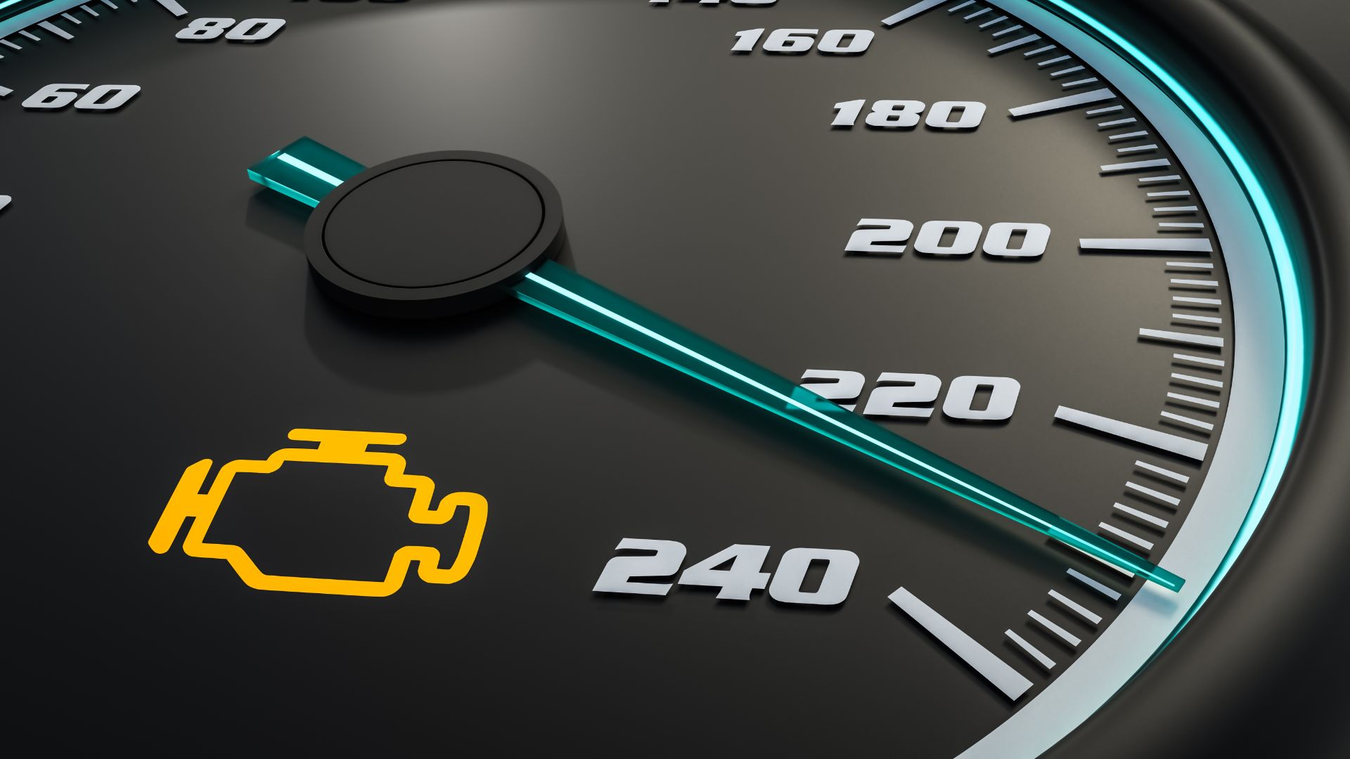 a close up of a speedometer with yellow arrows.