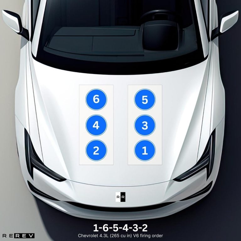 A white tesla car with four blue numbers on it.