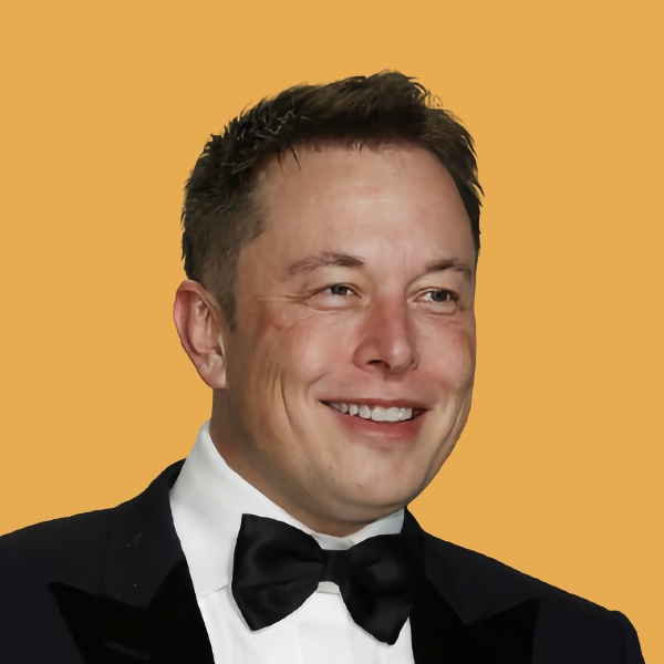Elon Musk in a tuxedo and bow tie.