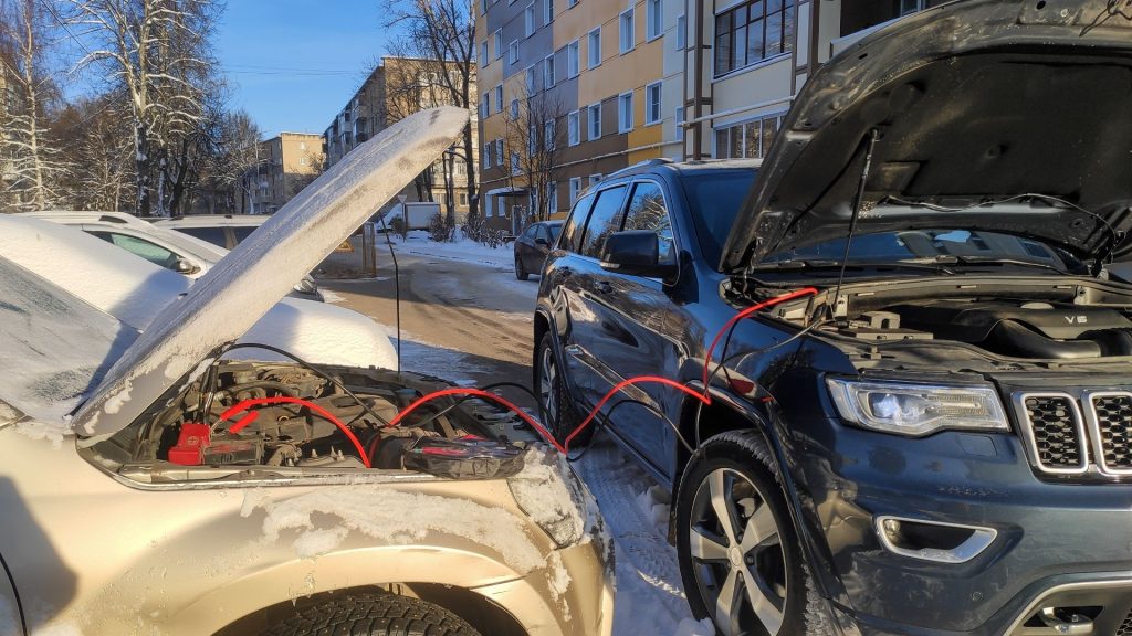 how to open dead battery car