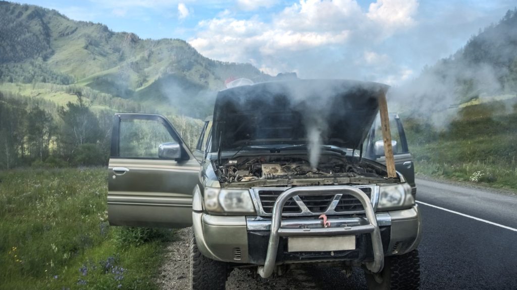 burning smell when starting diesel car