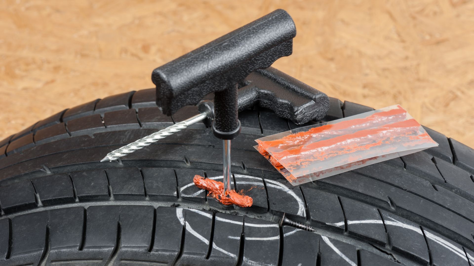 How close to sidewall can a tire be patched? REREV