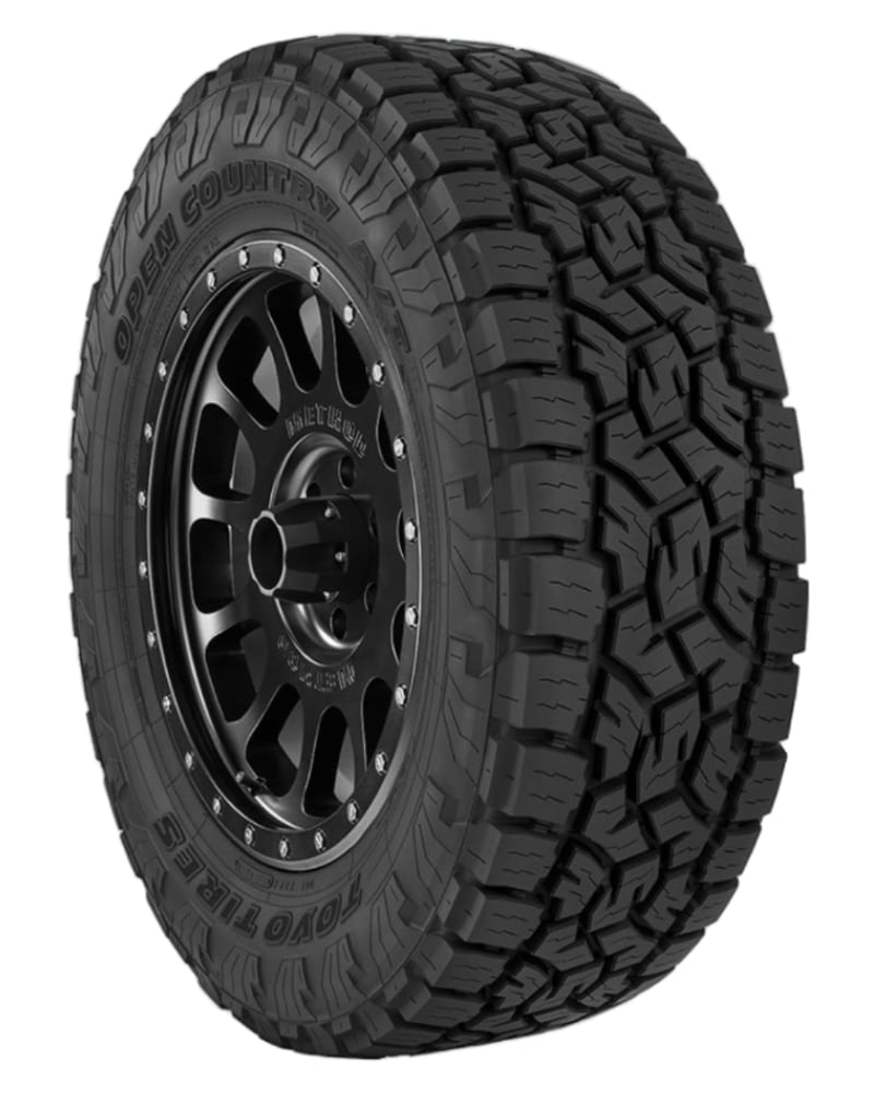 a truck tire on a white background.